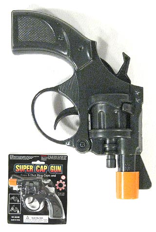 Cap Gun Super Toy Gun, Black : : Toys & Games