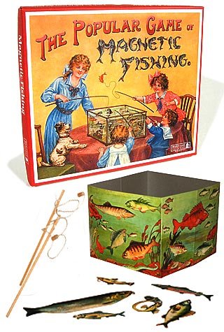 Magnetic Fishing Victorian Game : English Vintage Family Games : 1890 – Pop  Top Toys