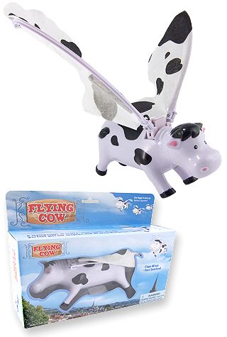 flying cow toy