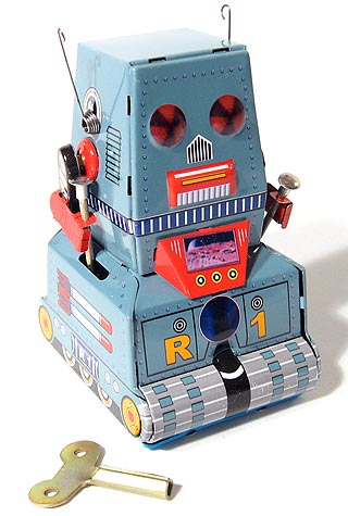 Tin best sale toy robot