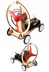 Electric Fan Car Kit : DIY 3D Wooden : Mechanical Racer