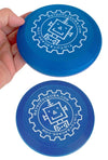 RetroToysUSA Mini Frisbee Flyer Toy Blue Disc