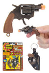 Snubnose Cap Gun Metal Tiny Holster | poptoptoys.