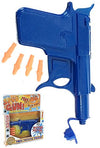 Blue Metal Spud Gun Rubber Bullets | poptoptoys.