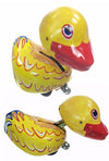 Dizzy Duck the Crazy Bird Tin Toy 1940 | poptoptoys.