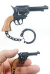 Western Cowboy Cap Gun Mini on Key Ring | poptoptoys.