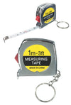 Mini Measure Tape on Silver Key Ring | poptoptoys.