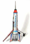 Spaceship Rocket Tin Toy : Reproduction Metal Tin Toys | poptoptoys.